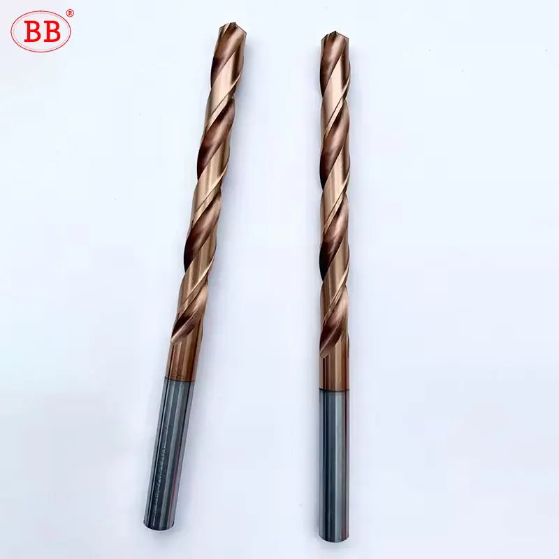 BB CNC Carbide Drill 100mm Long Length Tungsten Steel For Stainless Steel Metal Aluminum Copper 1PCS 3mm-15mm