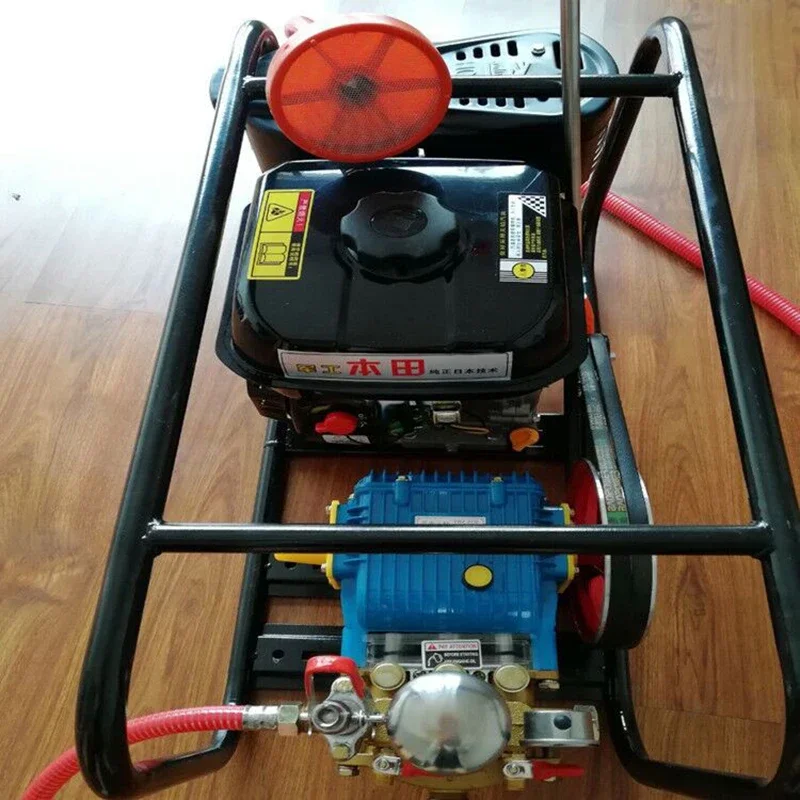Benzine Hogedruk Boomgaard Sproeier Agrarische Multifunctionele Brancard Plunjer Pomp Frame Sproeier