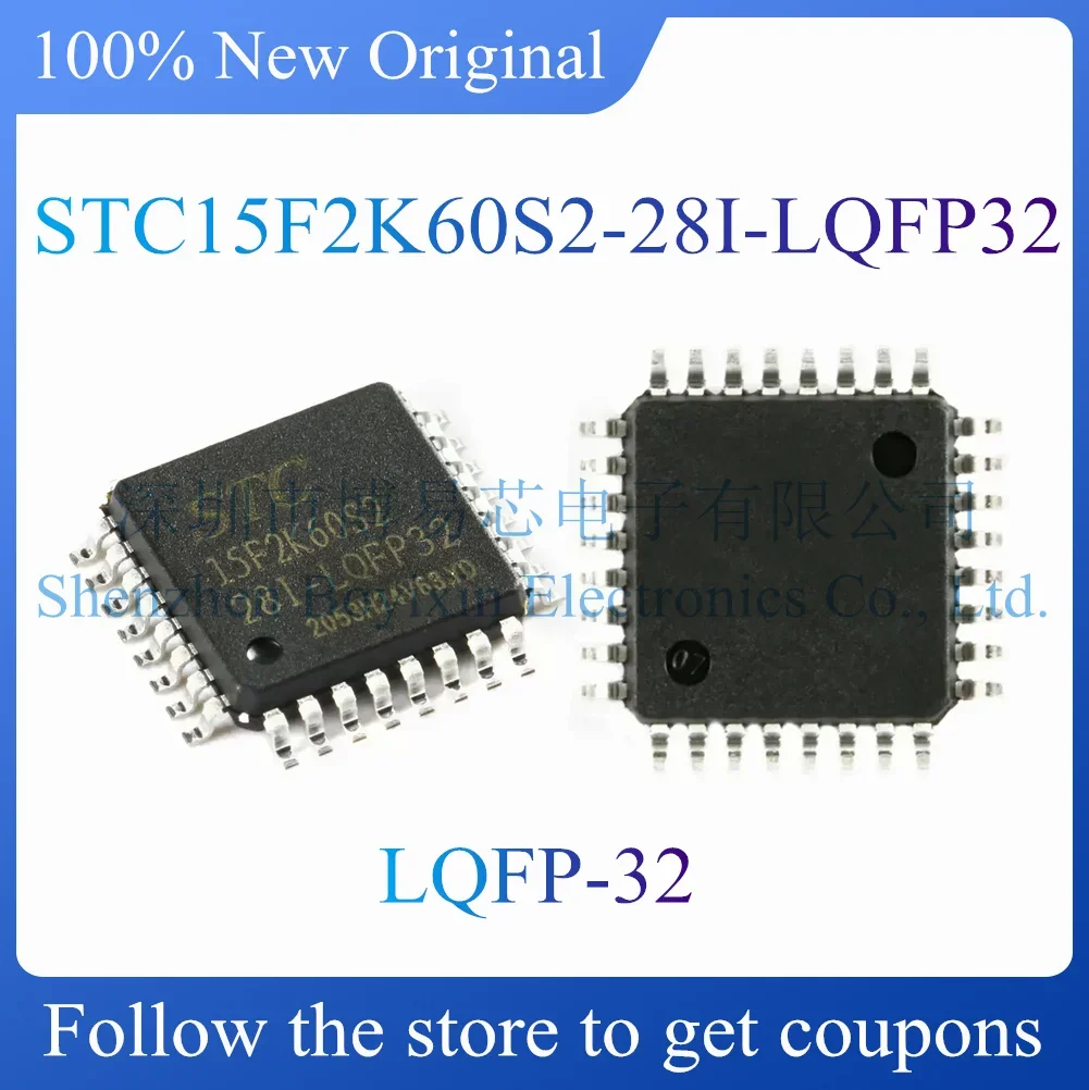 

NEW STC15F2K60S2-28I-LQFP32 Original Product LQFP-32