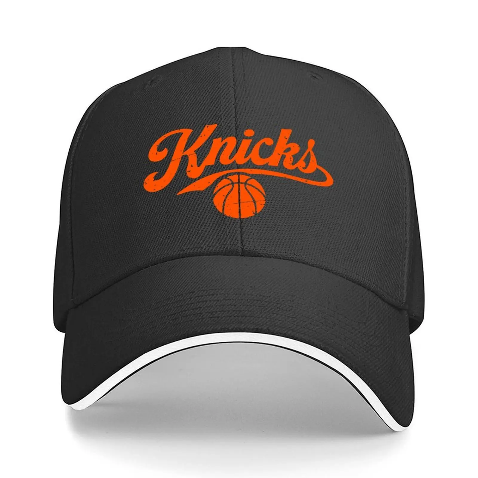

Knicks Retro Baseball Cap hard hat Visor Cosplay Rave Sun Hats For Women Men's
