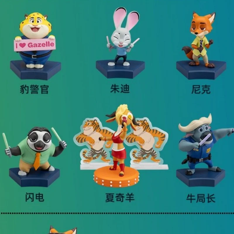 

Новая концертная серия Disney Zootopia, слепая коробка, Джуди Хоппс, кавайная модель, милая коллекционная модная игрушка, детские праздничные рождественские подарки
