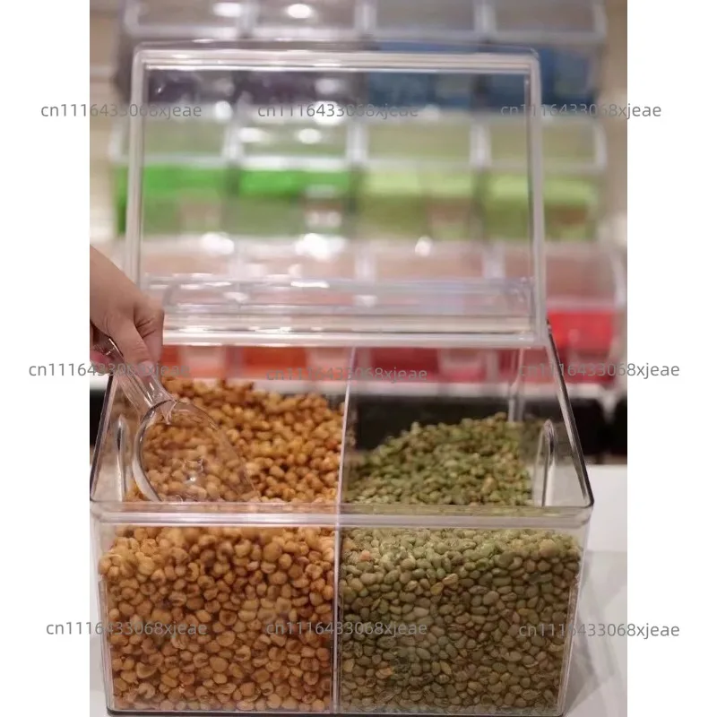 Food Grade Large Airtight Container For Nuts Roasted Snacks Plastic Storage Box