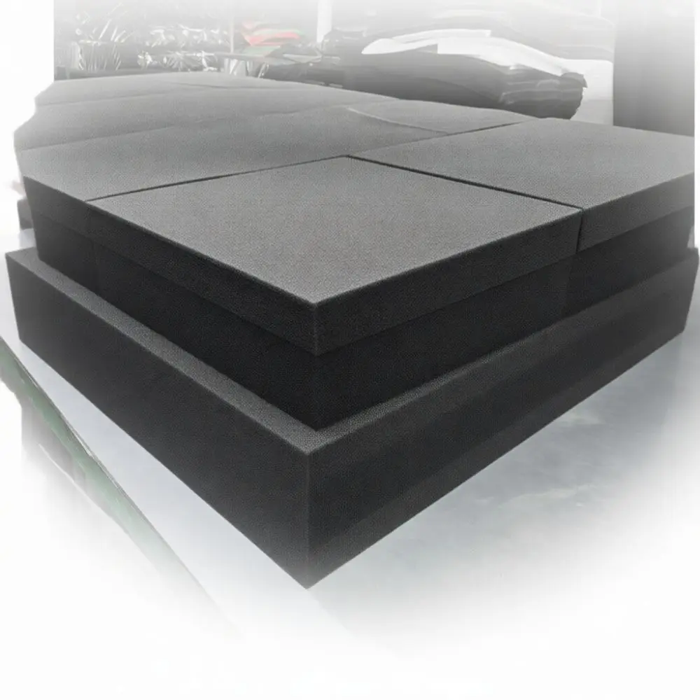 Flexible Polyurethane Filter Cotton Black Flame Retardant Bio Sponge For Aquatic Tank Cleaning Computer Airflow Intake