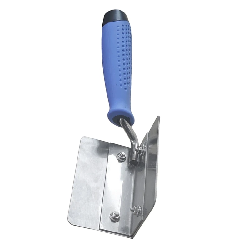 

652F Professional Inner and Outer Corner Spatula Set for Perfect Right Angles in Construction Projects Sturdy Stainless Steel