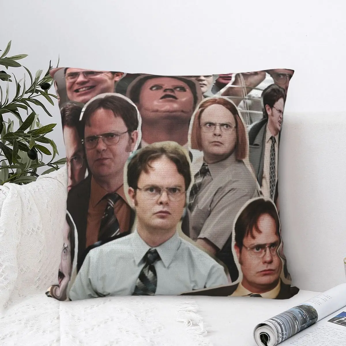 Dwight Schrute - The Office Pillowcase Cushion Comfort Throw Pillow Sofa Decorative Cushions Used for Home Bedroom Living Room