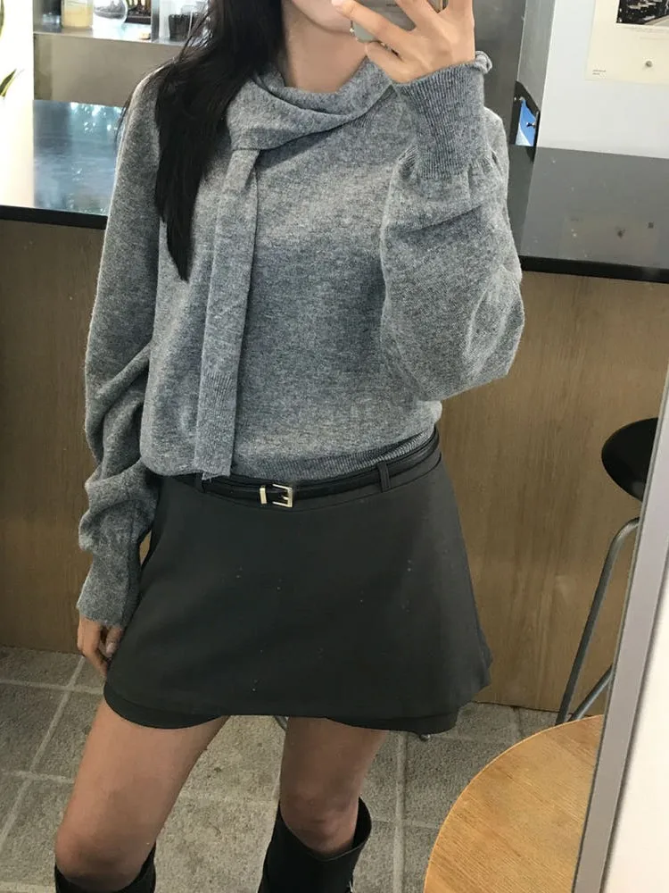 

Knitted Autumn Winter Pullover Sweater Women Casual Loose Fashion Korean Style Ladies Sweaters Long Sleeve Woman Sweater