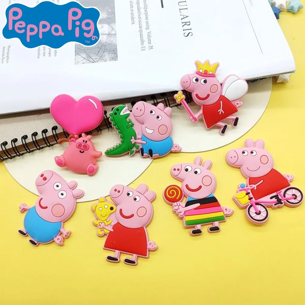 Peppa Pig Personalized creativity Cute Fridge Magnets For Kids Children Letter Refrigerator  Colorful Magnet Decoration toys