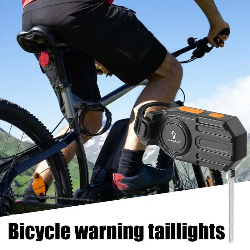 Night Cycling Tail Light, Destaque ao ar livre, Carregamento USB, Mountain Bike LED Warning Light, Acessórios de bicicleta