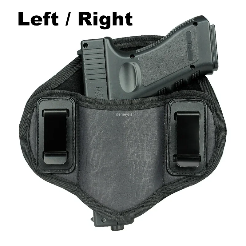 Concealed Carry Tactical Gun Holster for Small Middle Size Handguns for Beretta Glock Taurus Guns Pouch