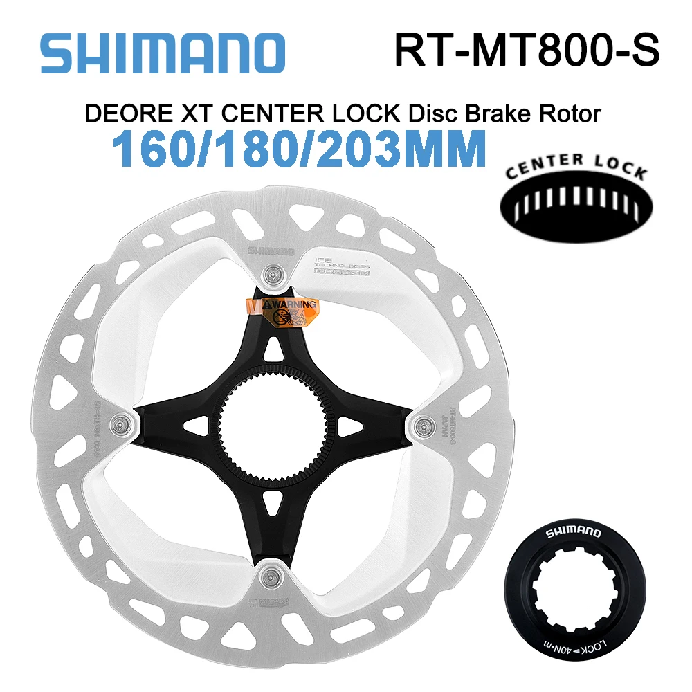 

SHIMANO DEORE XT CENTER LOCK Disc Brake Rotor MT800 160MM ICE TECHNOLOGIES FREEZA CENTER LOCK Brake Disc Rotor MTB ROAD Rotor