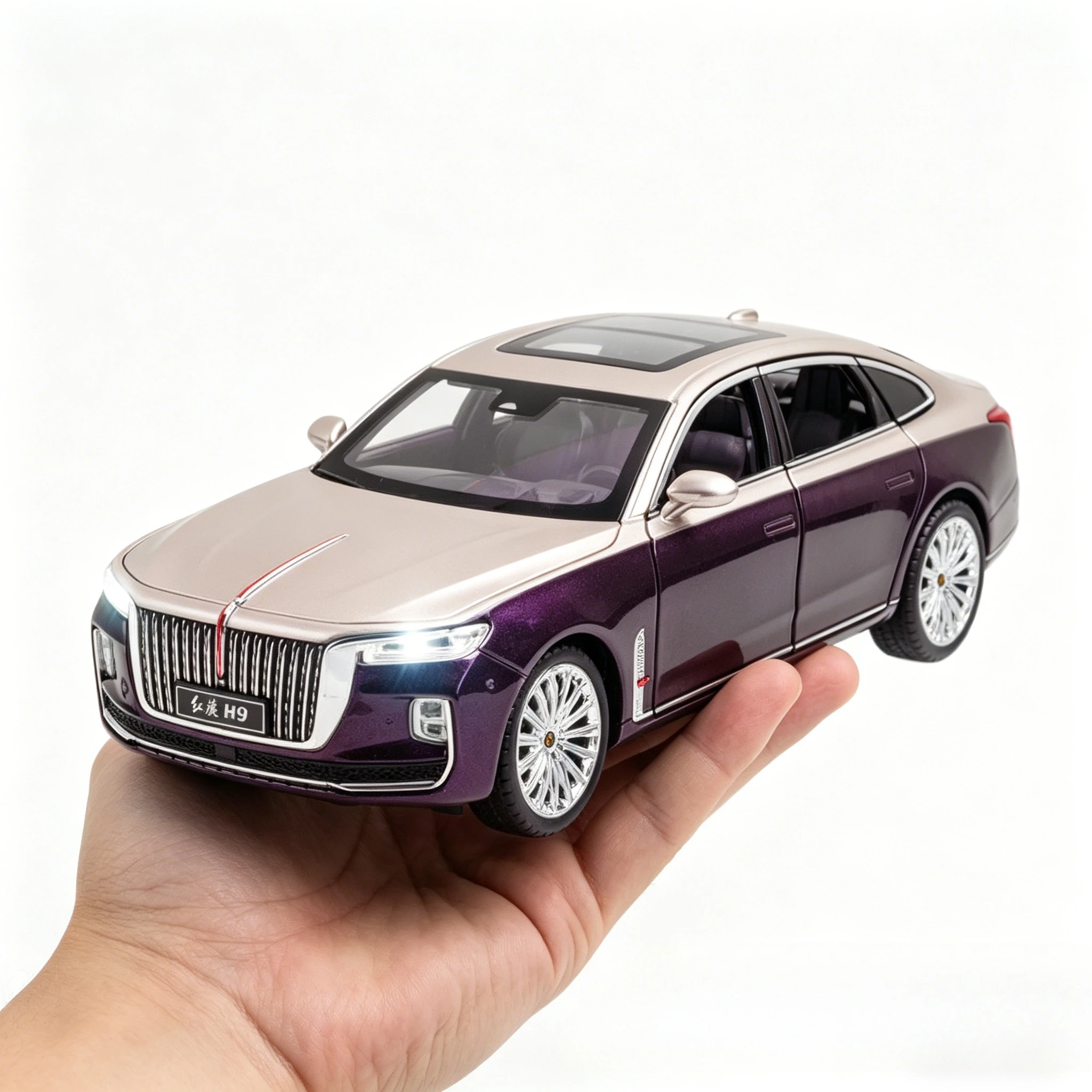 

1:24 H9 Alloy Models Cars Toys High Simulation Metal Diecasts Sound Light Toy Vehicle Gifts For Kids Collection