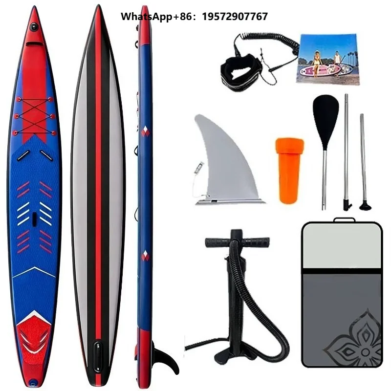 New Design Racing Inflatable , Stand up Paddle Board for Men Lakes & Rivers