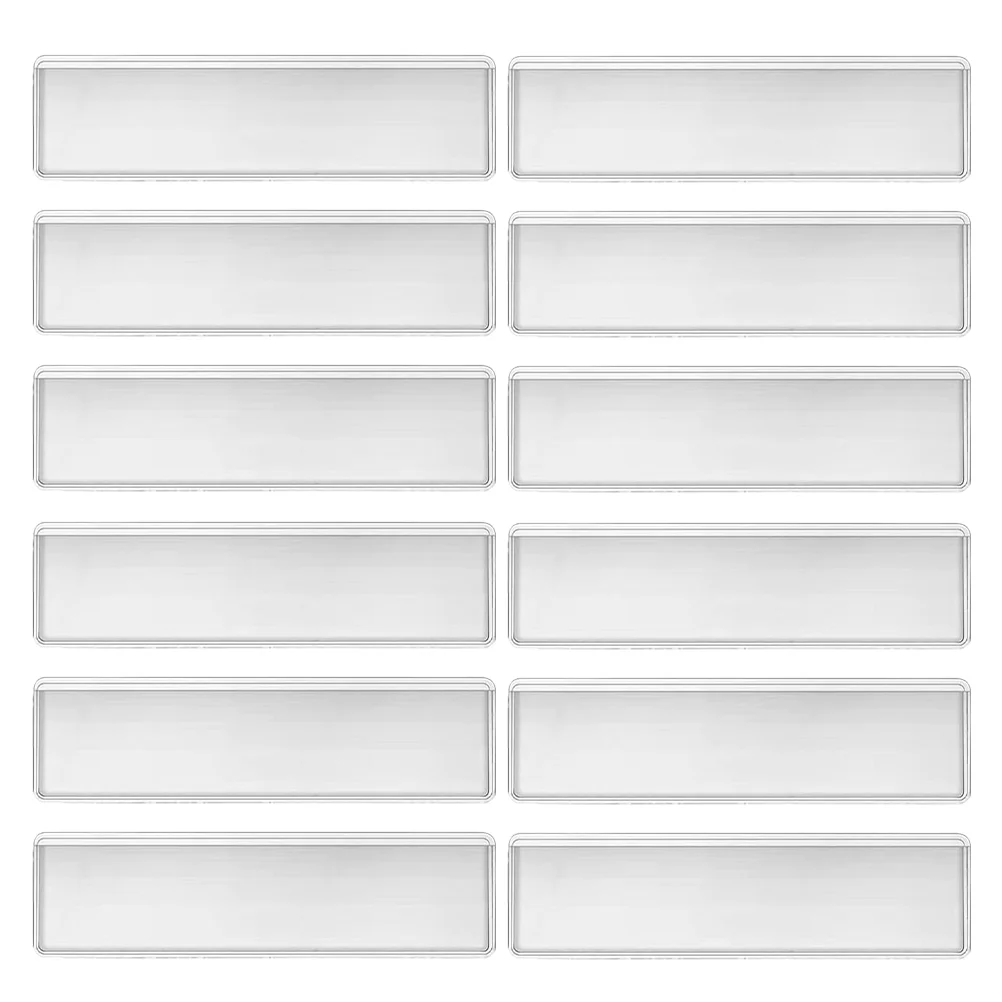 25 Pcs Transparent Label Bag Business Cards Holders Self Adhesive Pvc Pocket Sleeve Pockets for Planners Index