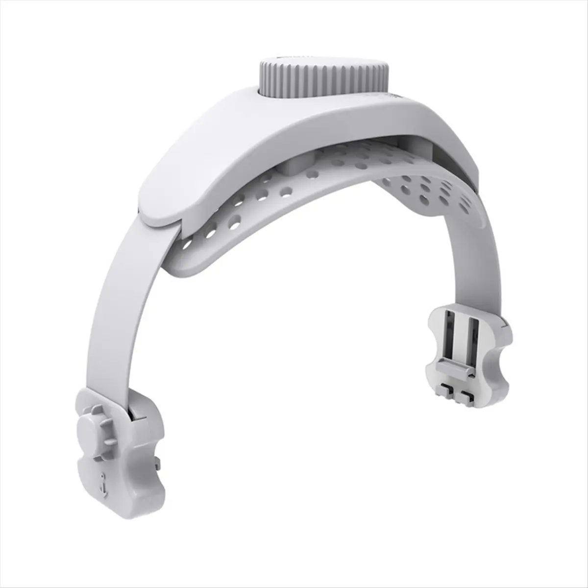 ABAN For Meta 3/2/Pro/Pico4 VR Headset Silicone Comfort Head Strap with Adjustable VR Decompression Head Straps - White