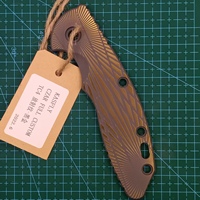 1 Pc Titanium Alloy Handle scale for Rick Hinderer XM18 3.5” Knives Accessories