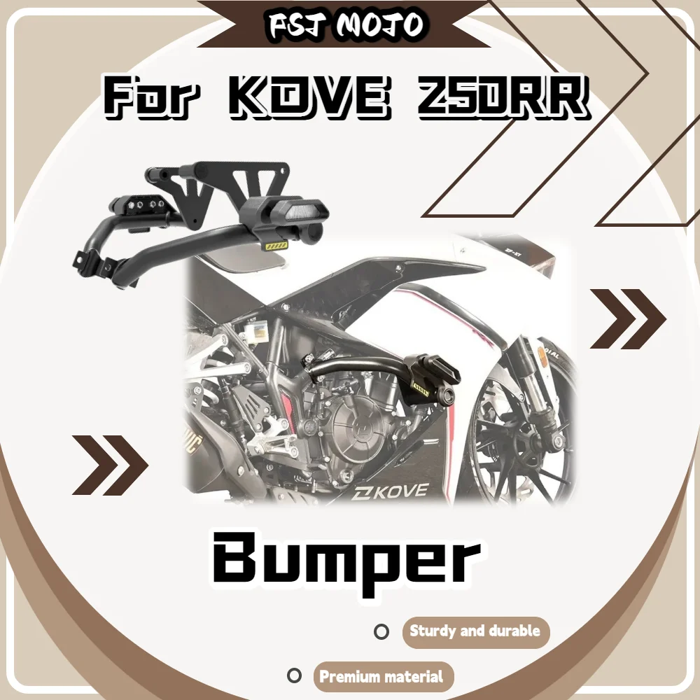 

For 250RR All-Round Body Safety Bumper, Reinforced Thick Bracket Anti-Deformation Crash Bar Moto Upgrade Accessories