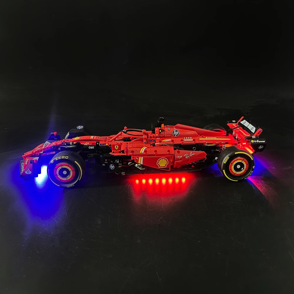 BYB LED-Beleuchtungsset für 42207 Ferra-ri SF-24 F1 Race Fernbedienung (Modell nicht im Lieferumfang enthalten)