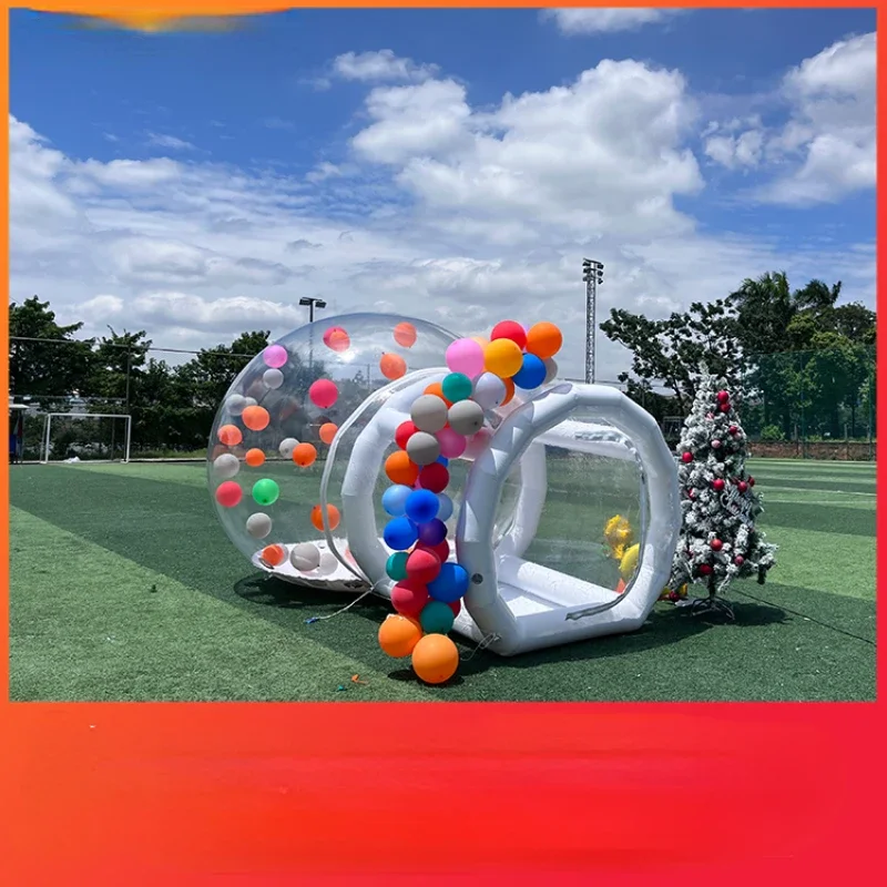 

Inflatable bubble house sun room outdoor transparent starry sky camping tent professional windproof