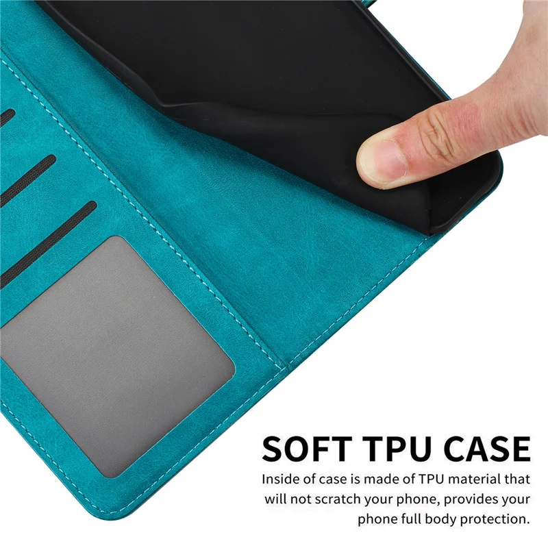 Leather Flip Case on for Tecno Spark 20 10 Pro Plus 20C 10C Camon 20 30 Pova 6 5 Pro Go Case Magnetic Wallet Book Stand Cover