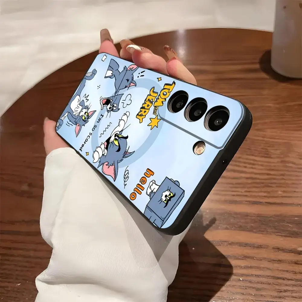 Cartoon J-Jerrys T-Toms Phone Case For Samsung S26 S25 S24 FE S23 S22 S21 Plus S20 Ultra Note20Ultra Black Soft Shell view 5