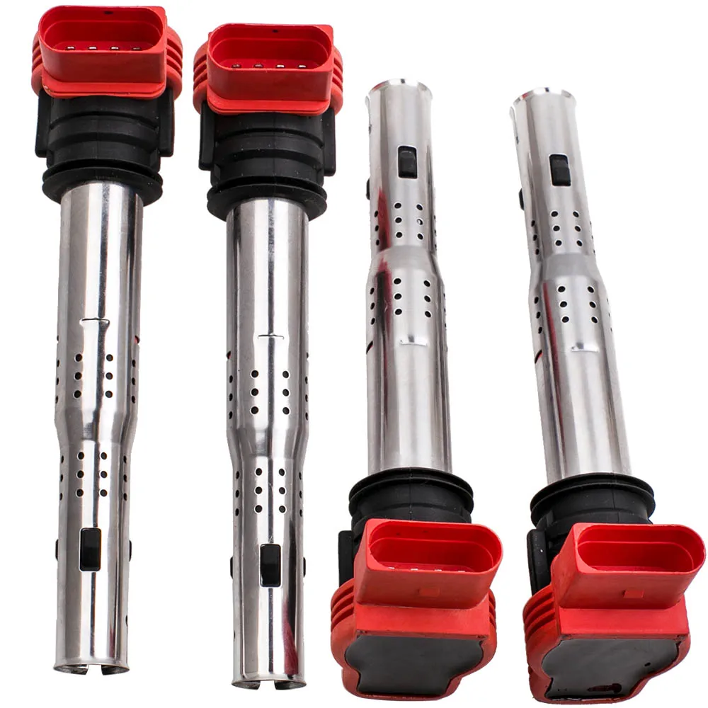 

Set of 4 Spark Ignition Coil For Volkswagen Touareg For Audi Q7/Q5 3.0 3.2 V6