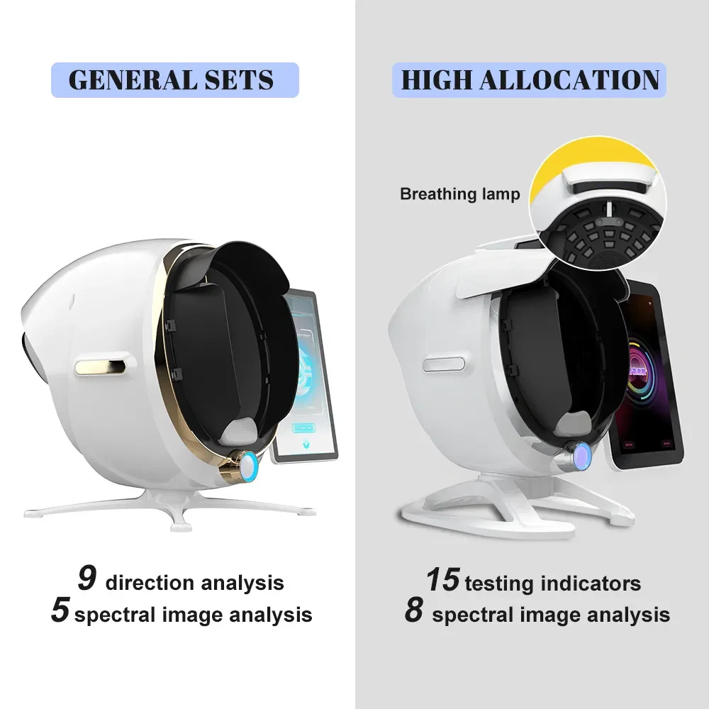 Bitmoji 3D Skin Analyzer Large Screen A6 Magic Mirror Skin Analyzer Facial Skin Analyzer Handheld Skin Microimager Device