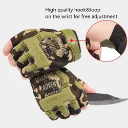 Guantes tácticos medio dedo resistentes al desgaste – para caza