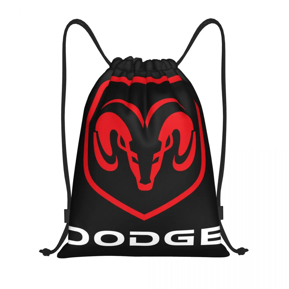 Nieuwe Dodge Logo Draagbare Trekkoord Tassen Rugzak Opbergtassen Buitensport Reizende Gym Yoga