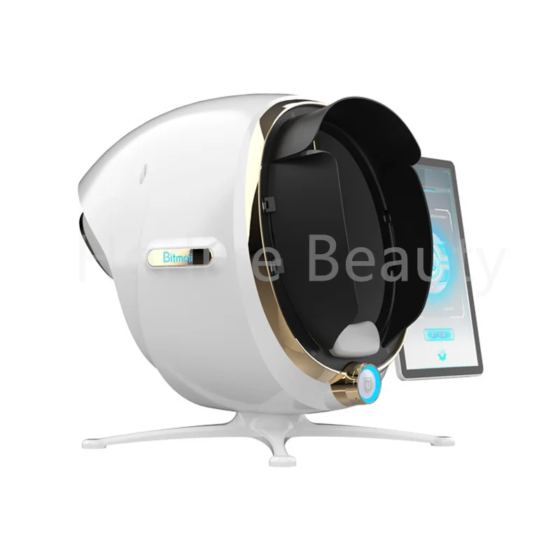 3D กระจกผิวหน้าเครื่องวิเคราะห์ผิวการทดสอบเครื่องสแกนเนอร์ทางเทคนิคเครื่อง20ล้านพิกเซลกล้อง HD สำหรับความงาม