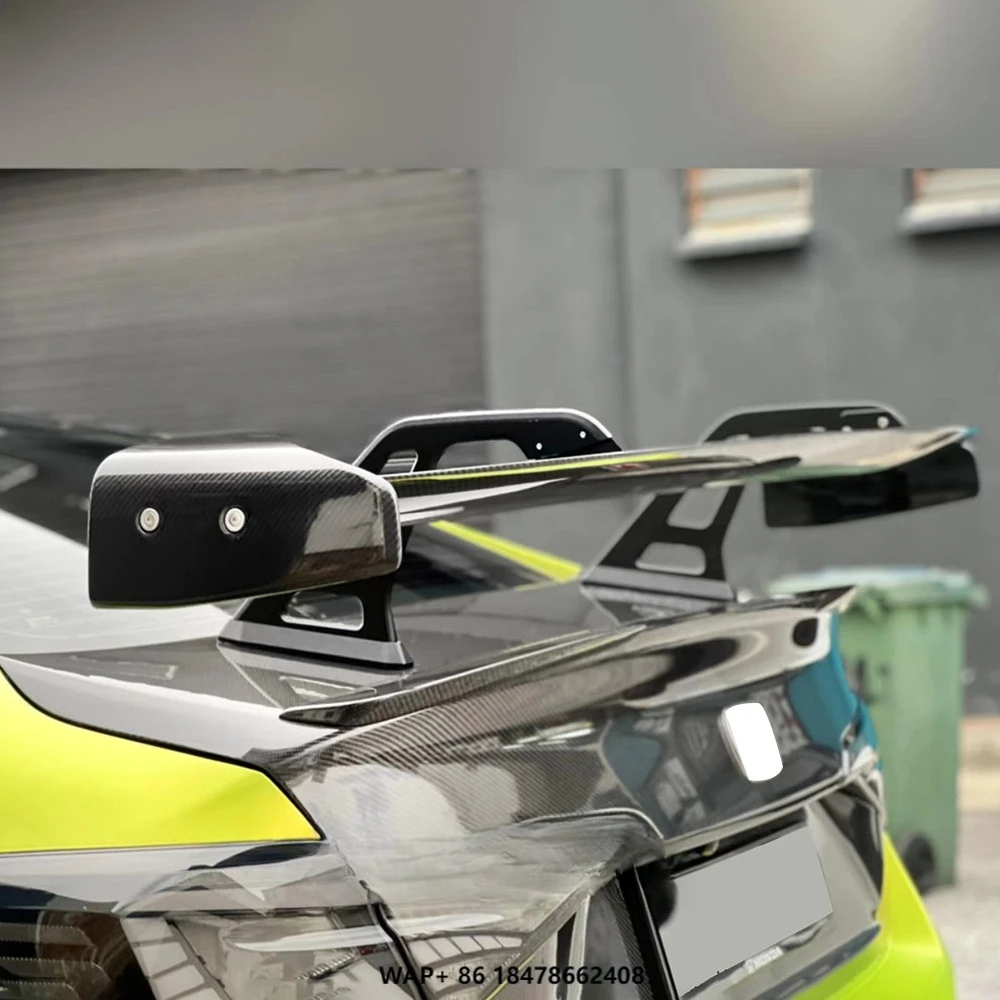 

For Sedan Coupe GR86 R35 M2 M3 M4 GTR Q50 G37 Q60 STI WRX AD Carbon Rear Spoiler