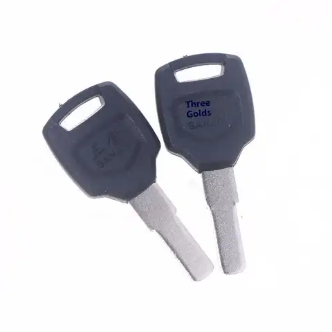 Promotion - Accessoires de bagages pour moto : Embryons de clé non taillés pour top case (2/10 pièces) pour un rangement et un transport sécurisés
