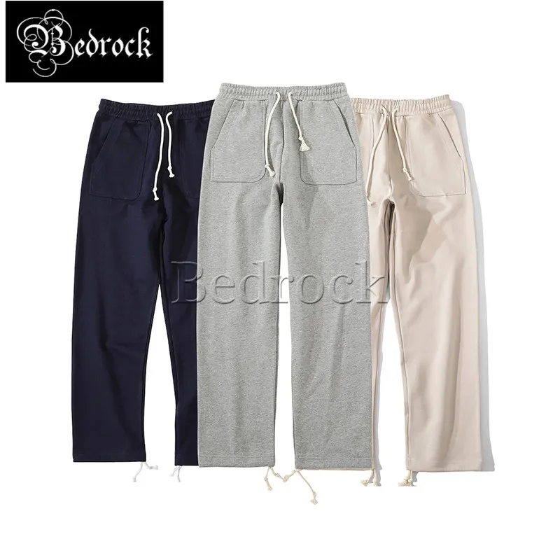 MBBCAR Autumn Casual Sweatpants Men Joggers 2023 New 100% Cotton Solid Color Sport Trousers Male Brand High Quality Pants Man