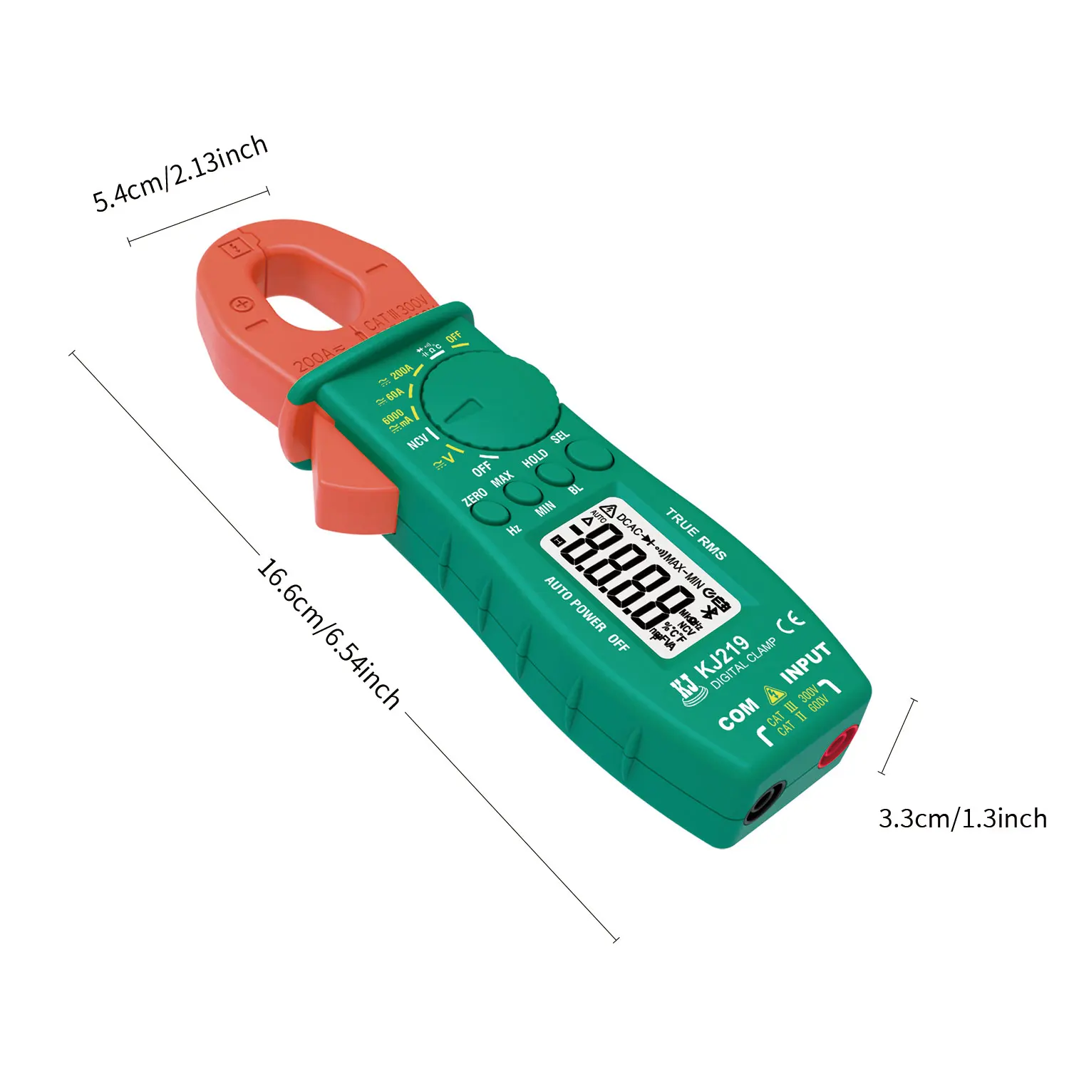 Professionelles automatisches Zangenmessgerät 5999, DC-mA-Bereich für parasitäre Ziehen, True RMS, NCV, Temperatur, Frequenz – Advanced Electrical