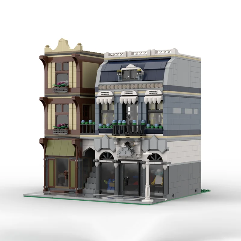 2017 stks MOC Outdoor Sport Winkel Gemodulair Model bouwstenen Bouw kerstcadeau DIY creatief speelgoed idee Kinderen Verjaardag