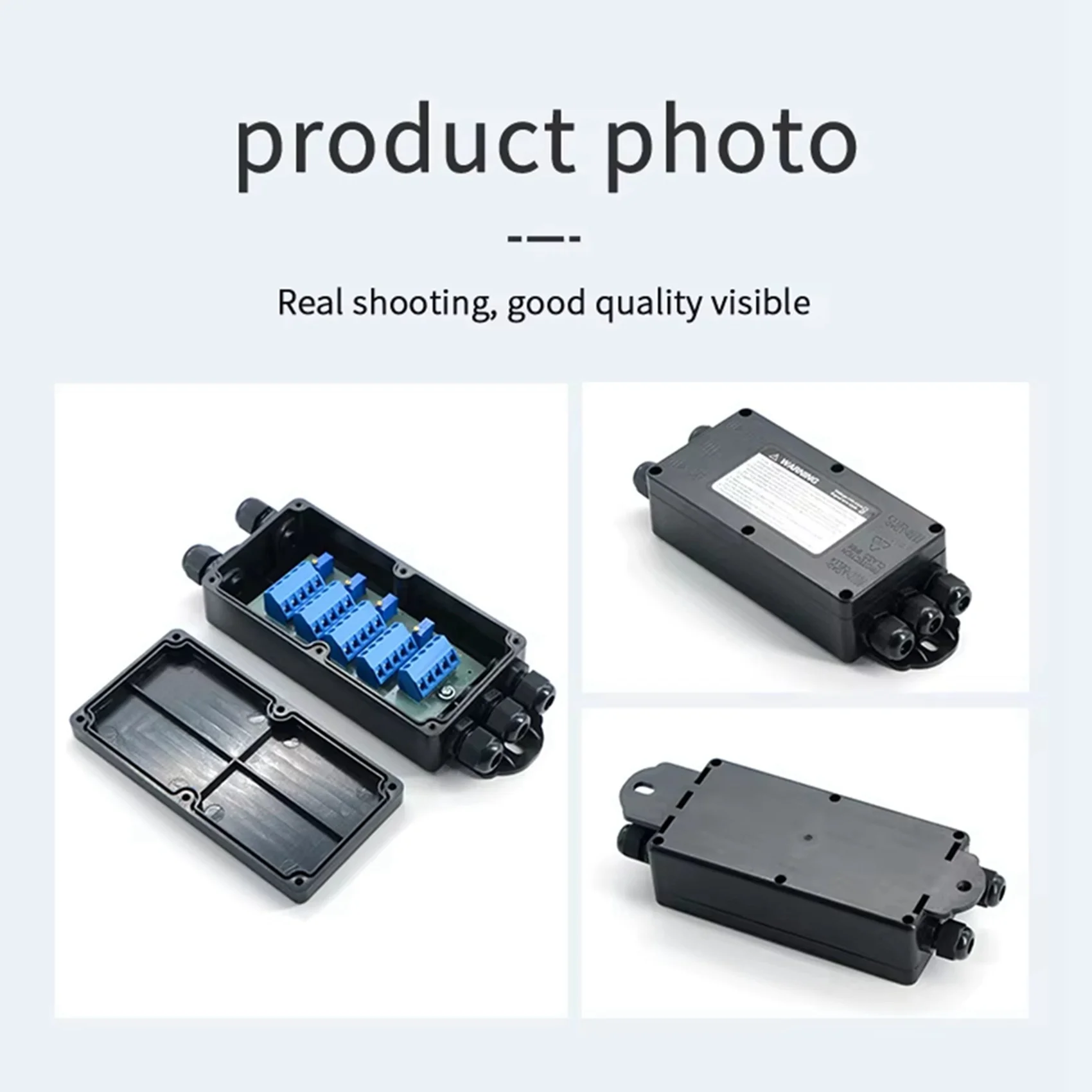 SOFT-2X 4 In 1 Load Cell Shell Junction Box Amplifier,With Multiple Protections Connection: 1-4 Sensors,Belt Weighing Tower