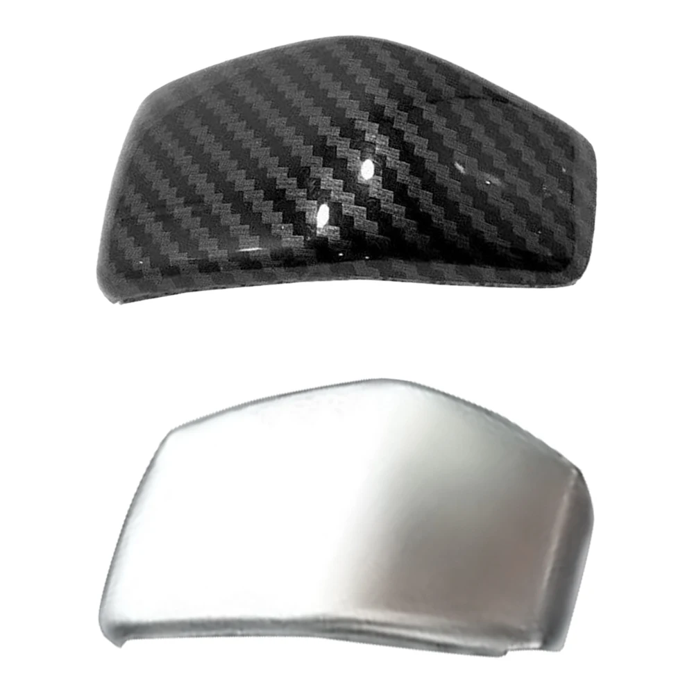 

for Toyota RAV4 2019 2020 2021 ABS Car Interior Gear Shift Knob Cover Trim Carbon Fiber/ Silver Style