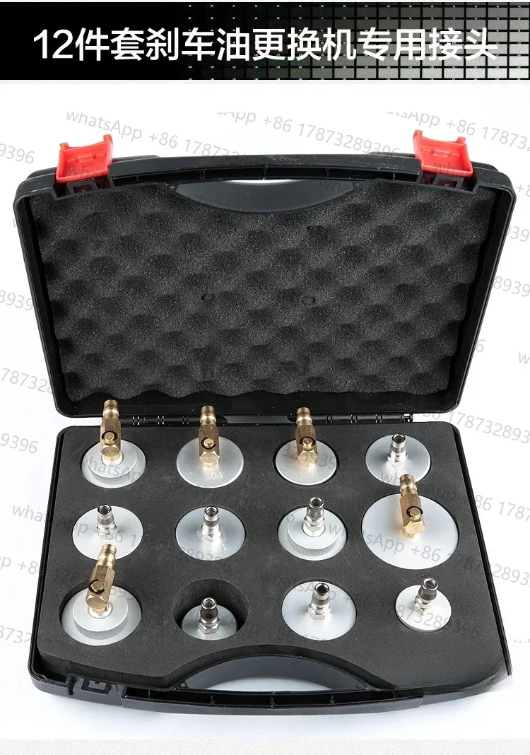 آلة تغيير زيت فرامل السيارات، وصلة تحويل مشتركة خاصة، مجموعة كاملة من أدوات تغيير زيت الفرامل، مجموعة سائل الفرامل #4