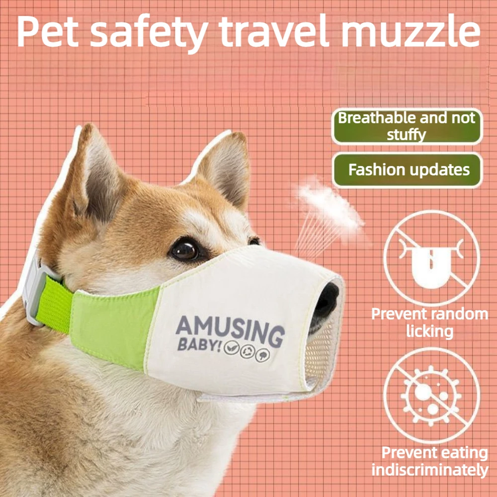 

Waterproof Adjustable Dog Muzzle for Large Dogs Golden Retriever Teddy Outdoor Sports Anti Barking