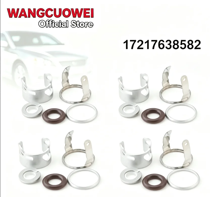 Fuel Injectors Nozzle Seals Repair O-ring Kit 06E998907G 06E998907 06E 998 907 G For VW Audi A4 A5 A6 A7 Q5 2.8 3.0T 3.2 4.2