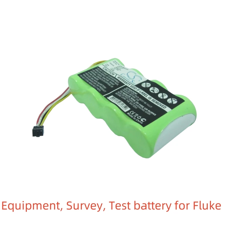 Ni-MH Equipment, Survey, Test battery for Fluke,4.8V,3000mAh,ScopeMeter 123S