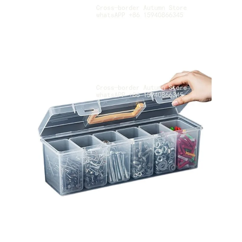 Plastic Hardware Storage Box Screw Nut Expansion Bolt Parts Sorting Organizer Tool Case