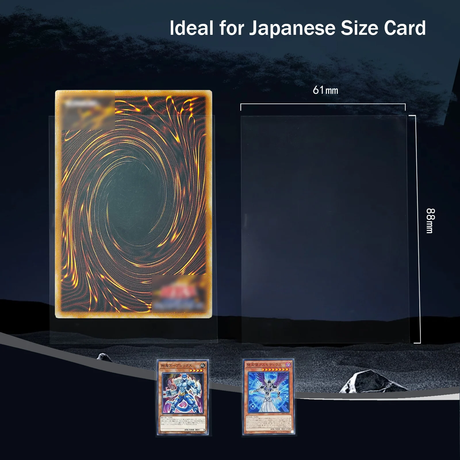 200 PCS  Top Loading Board Game Card Sleeves Clear Inner Card Sleeves Perfect Fit MTG/YGO Game Cards ,Football Cards