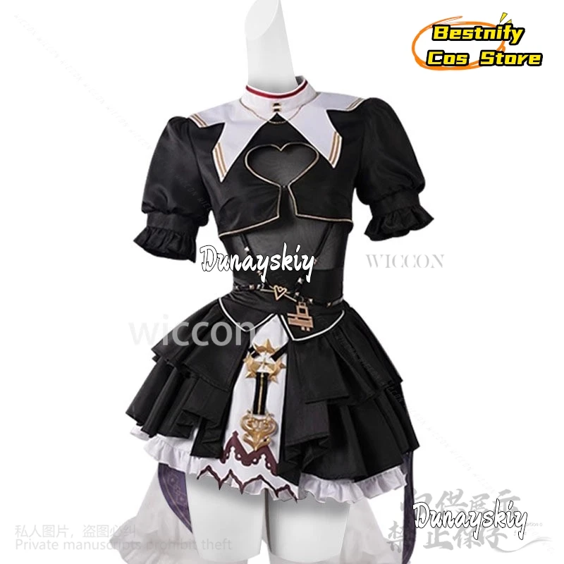 Houshou Marine Cosplay Anime Hololive Vtuber YouTuber Costume da suora sexy Lolita Halloween Natale per ragazze personalizzato