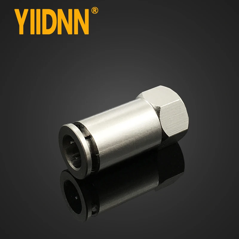 PCF Quick Connect Fittings Female Straight brass pipe tube Air Line Fittings