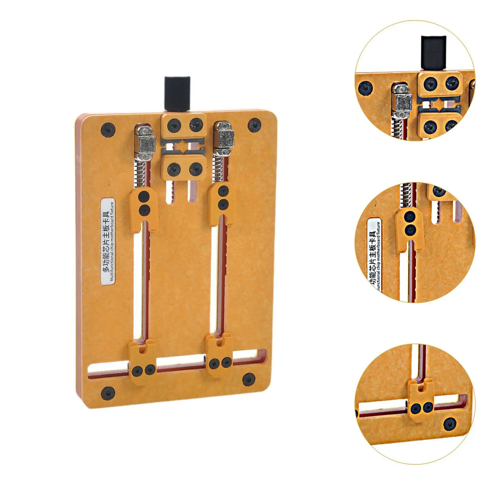 Dispositivo de reparo de telefone fixação resistência de alta temperatura gabarito de solda de metal fixador multifuncional suporte de placa de circuito