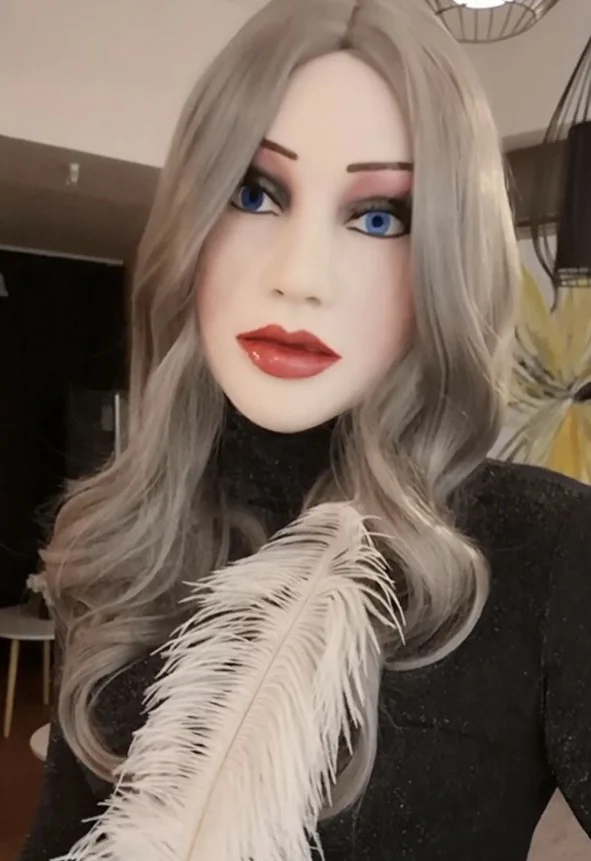 (SELINA)Crossdressing Silicone Female/Girl Full Head Transgender Silicone Cosplay Kigurumi Male To Female Mask Drag Queen - view 3