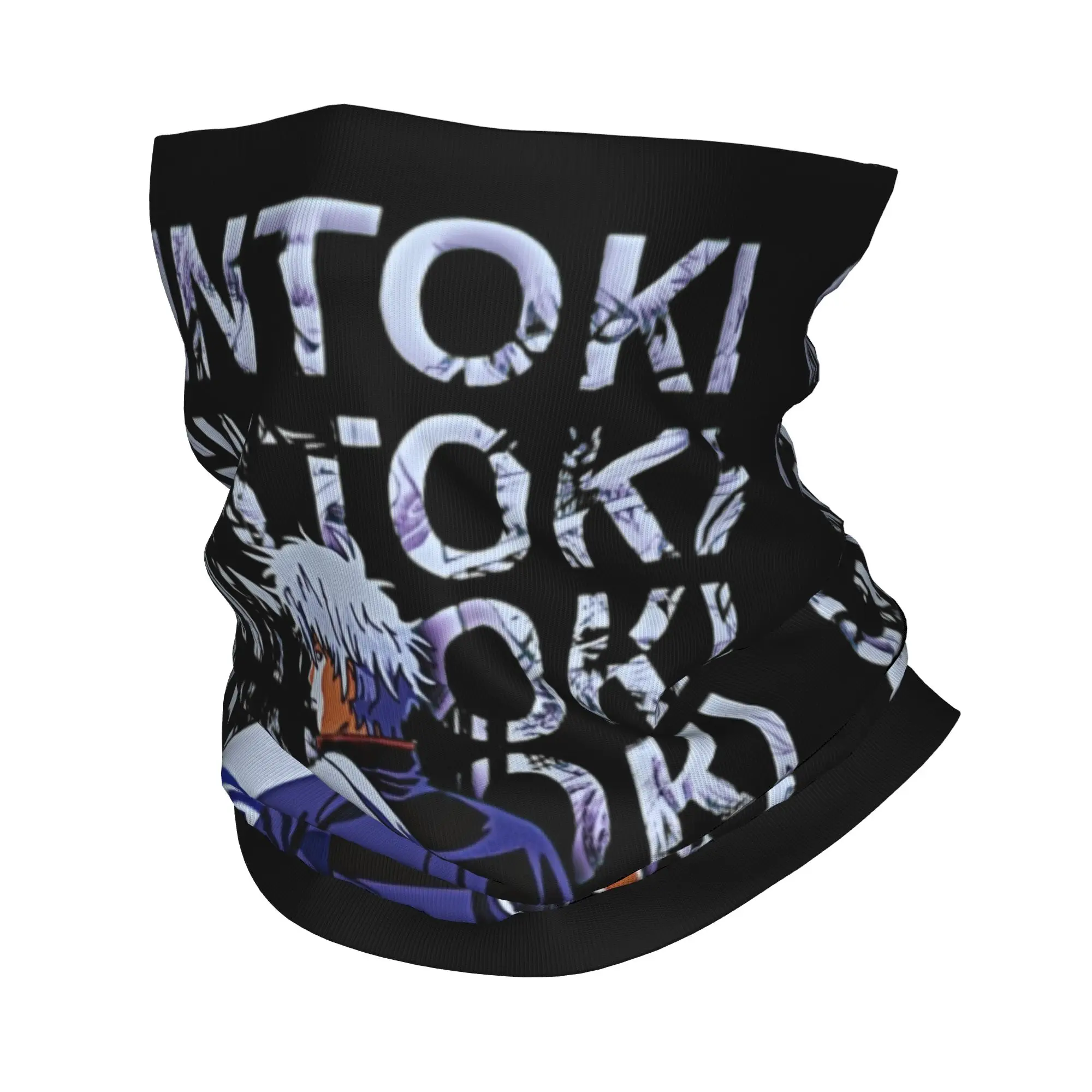 Sakata Gintoki Gintama  Bandana Neck Gaiter UV Protection Face Scarf Cover Women Men Manga Anime  Headband Tube Balaclava