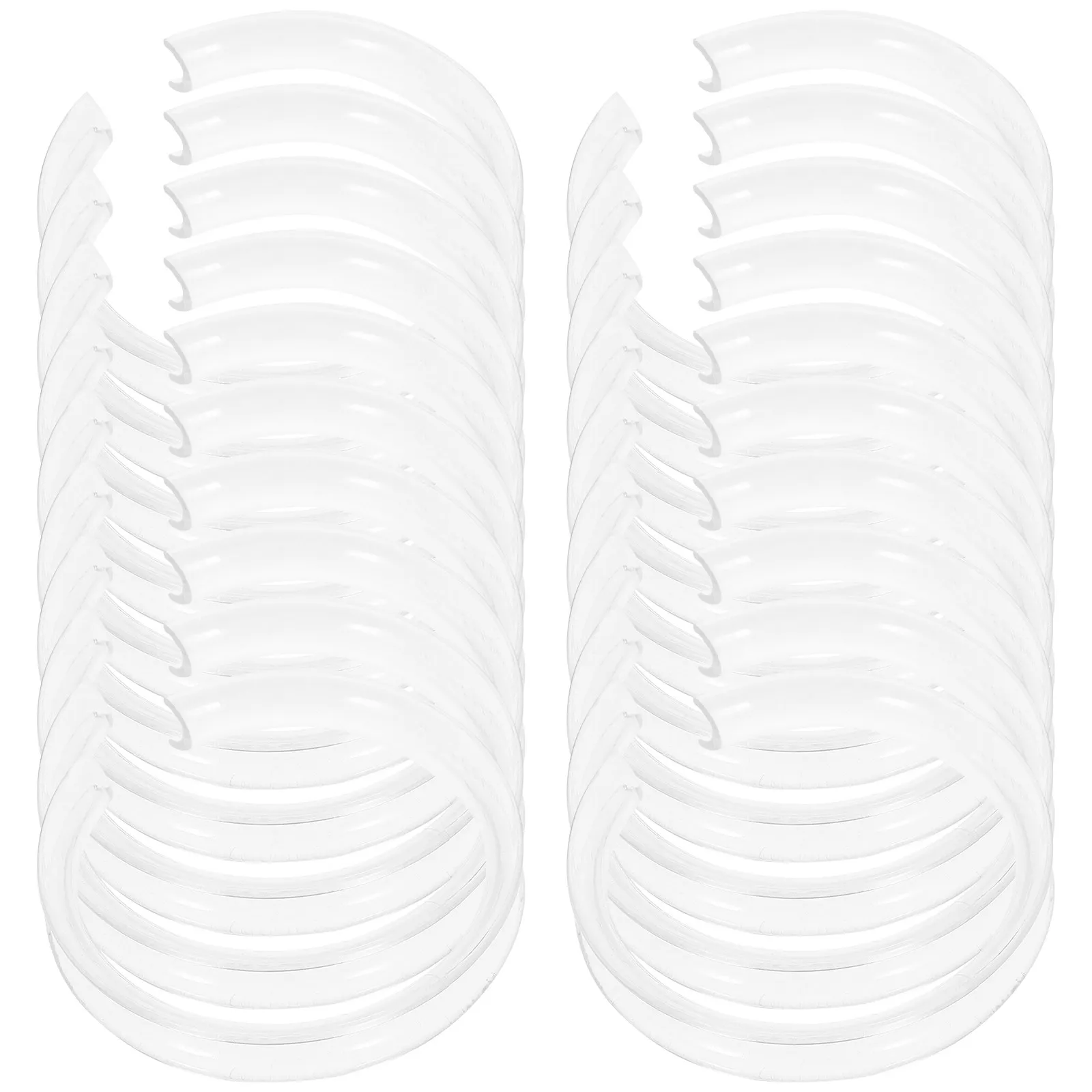 

20Pcs Transparent Acrylic Bracelet Display Circle Jewelry Storage Stand Compact Organizer Bangle Holder Vanity Decor