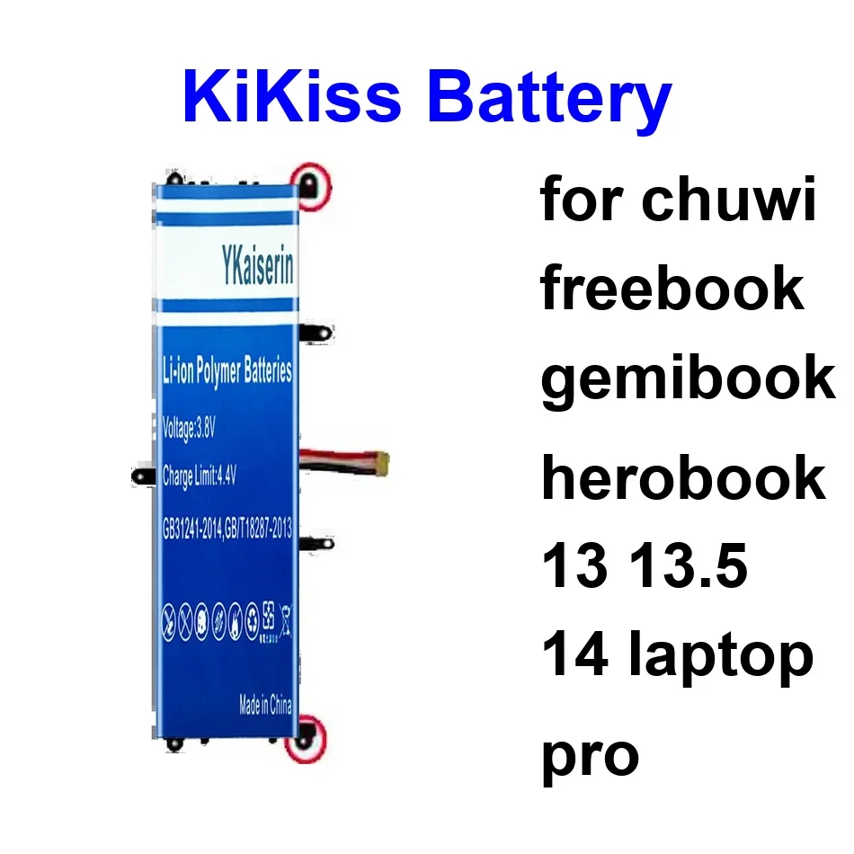 

Аккумулятор для ноутбуков Chuwi Freebook, Gemibook, Herobook 13, 13.5, 14, Pro CWI513 (10-контактный)