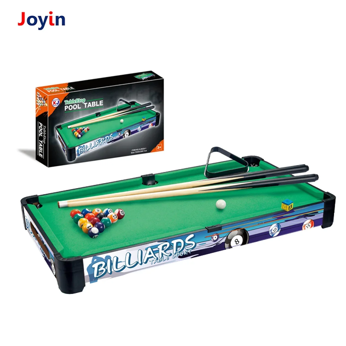 28 Inch Billard Pool Table Kids Pool Arcade Game Table for Living Room, Play Room Mini Tabletop Portable Billiards Game Toy